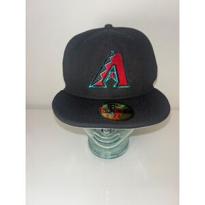 New Era Arizona Diamondbacks World Series Y2K Hat Field Authentic USA Size 7 3/8
